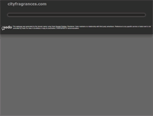 Tablet Screenshot of cityfragrances.com